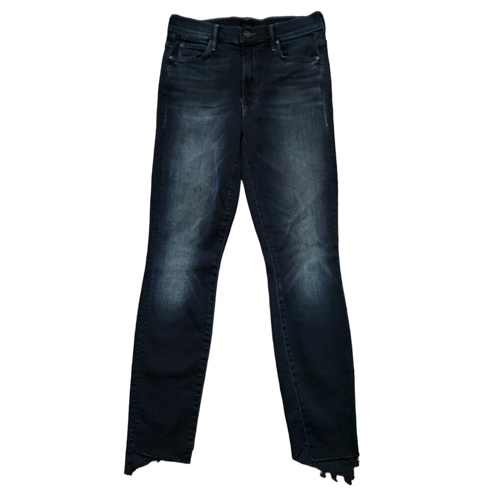 Mother The Stunner Zip Two Step Fray Last Call Jeans Size 26